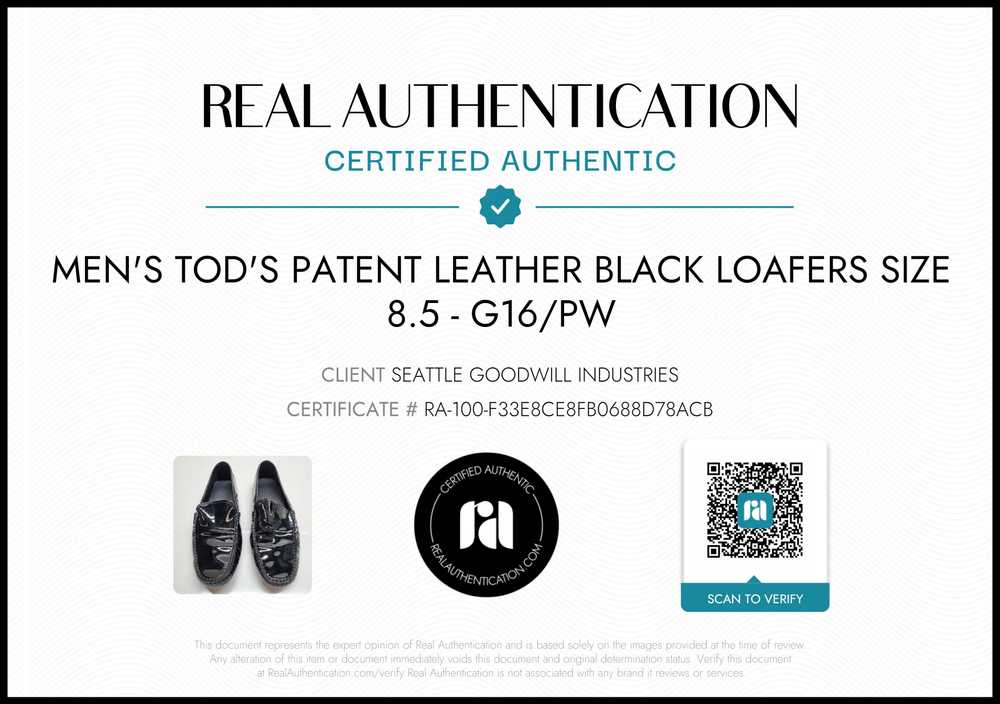 Unbranded Tod's Men's Patent Leather Black Leathe… - image 2