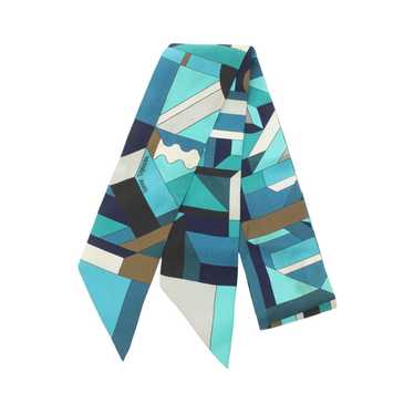 Hermes Twilly PERSPECTIVE CAVALIERE Ribbon Scarf … - image 1