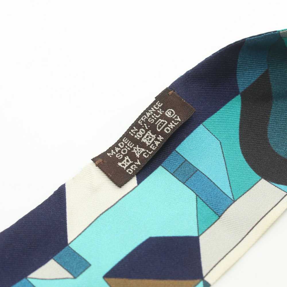 Hermes Twilly PERSPECTIVE CAVALIERE Ribbon Scarf … - image 3