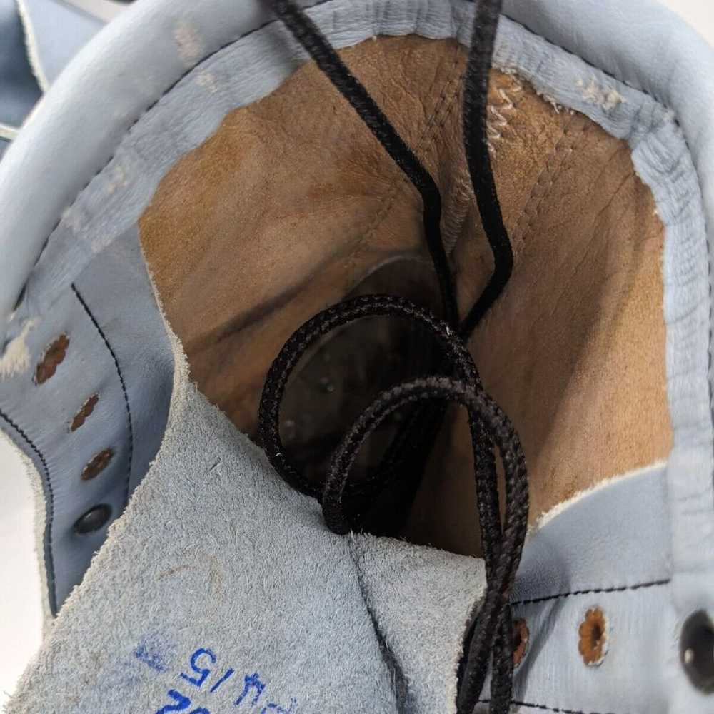 Vintage Blue Combat/Cowgirl boots -size US 6 Nash… - image 5