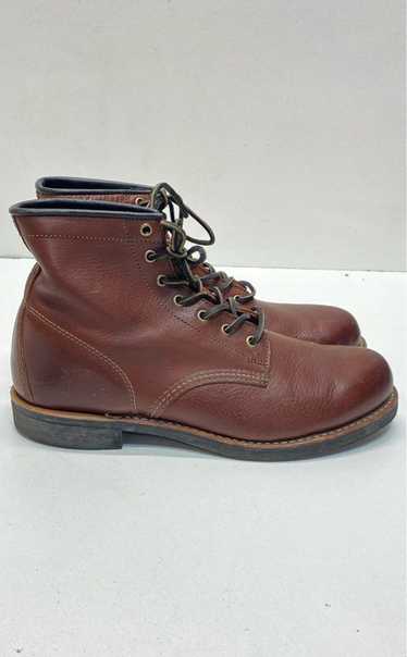 Frye Leather Arkansas Mid Lace Boots Redwood 10.5 - image 1