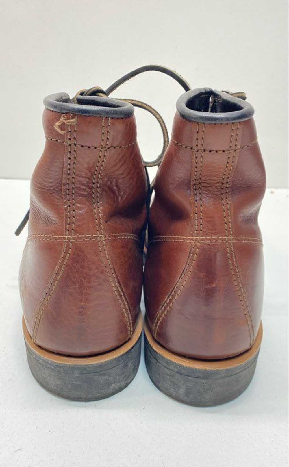 Frye Leather Arkansas Mid Lace Boots Redwood 10.5 - image 5