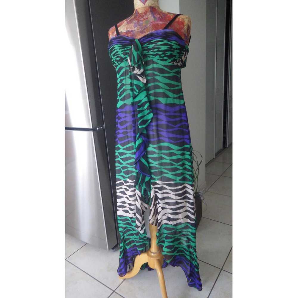 Non Signé / Unsigned Silk maxi dress - image 5