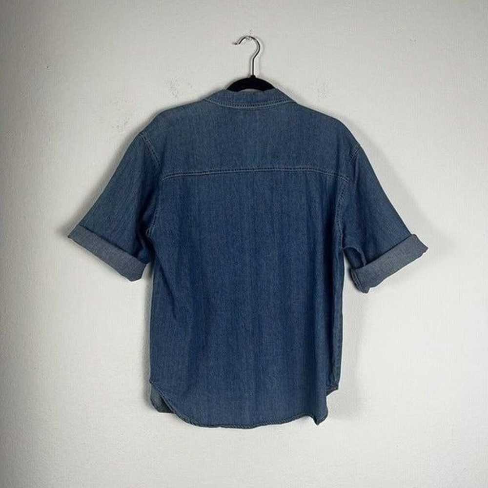 Vintage HONORS Denim Women’s Button Up Shirt Embr… - image 3