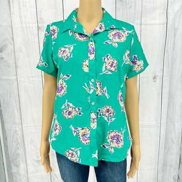 Oak Hill SMALL American VINTAGE 80s Womens Green … - image 1