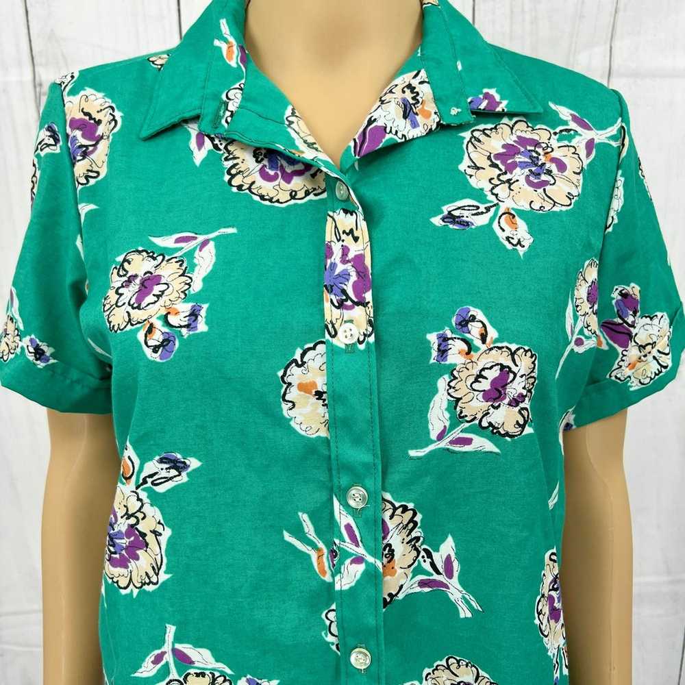 Oak Hill SMALL American VINTAGE 80s Womens Green … - image 2