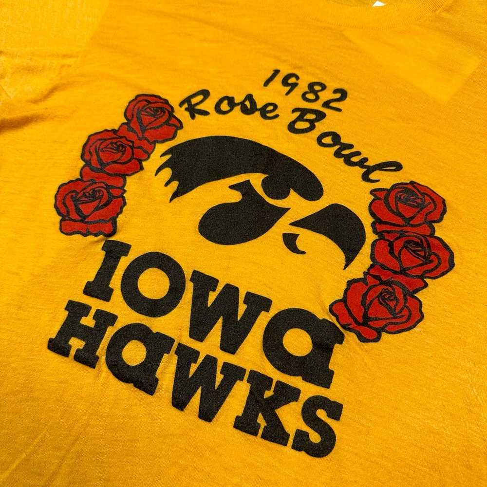 Vintage Iowa Hawkeyes 1982 Rose bowl T-Shirt - image 5