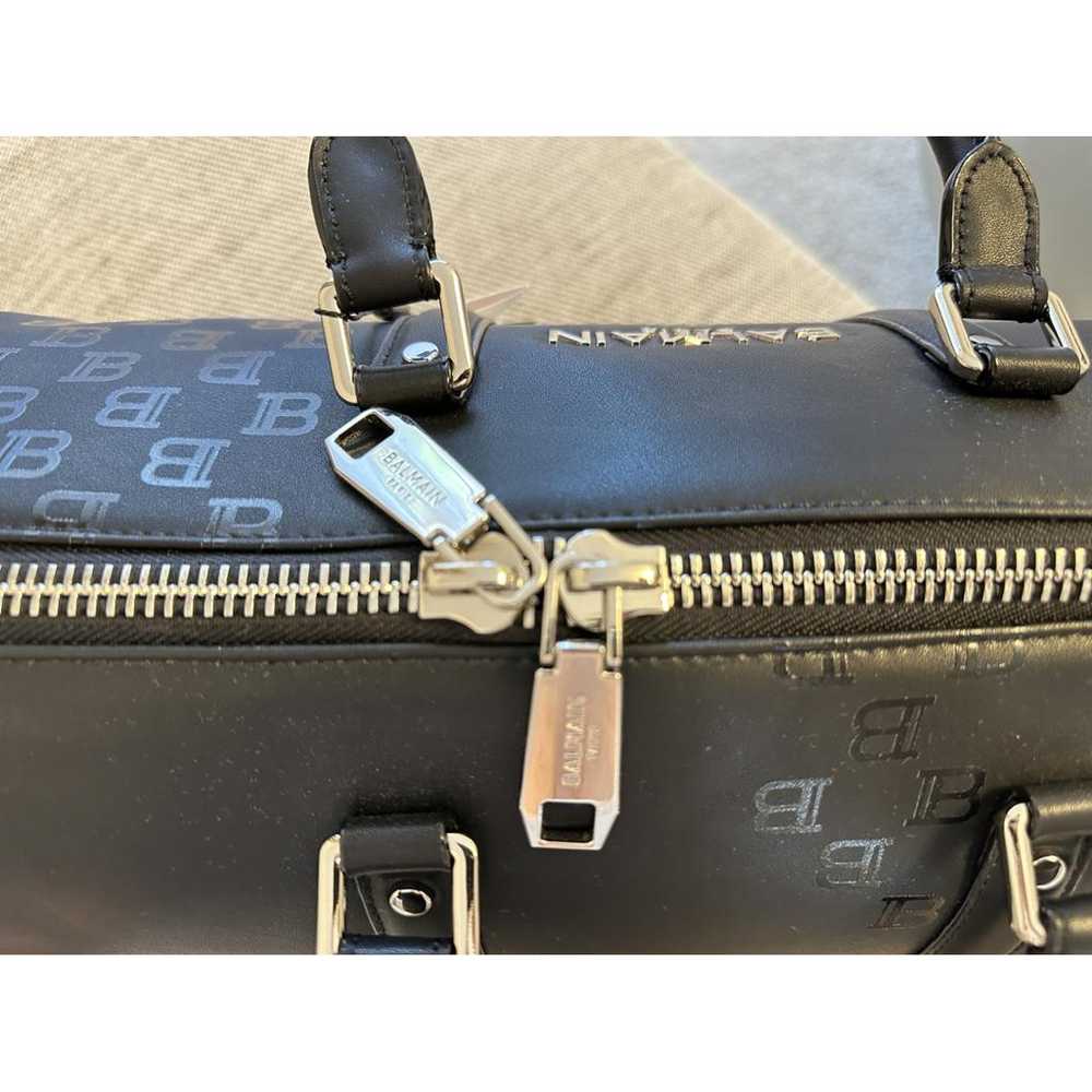 Balmain Leather travel bag - image 4