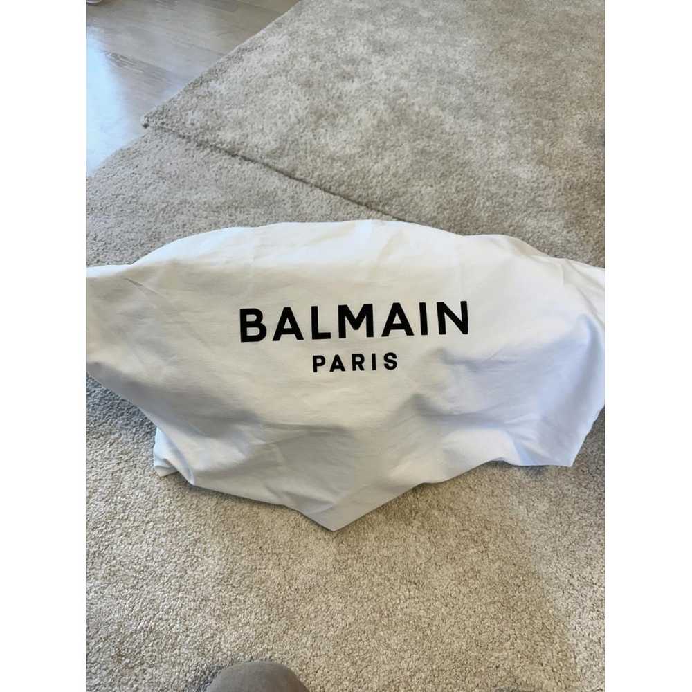 Balmain Leather travel bag - image 6