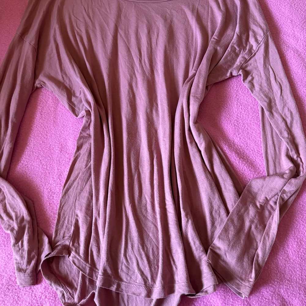 Pink Victoria secret oversize blouse top basic - image 1