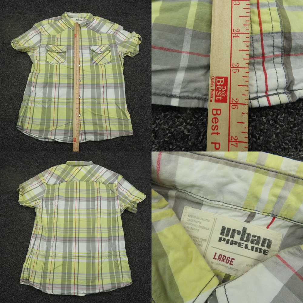 Vintage Urban Pipeline Shirt Adult Large Yellow &… - image 4