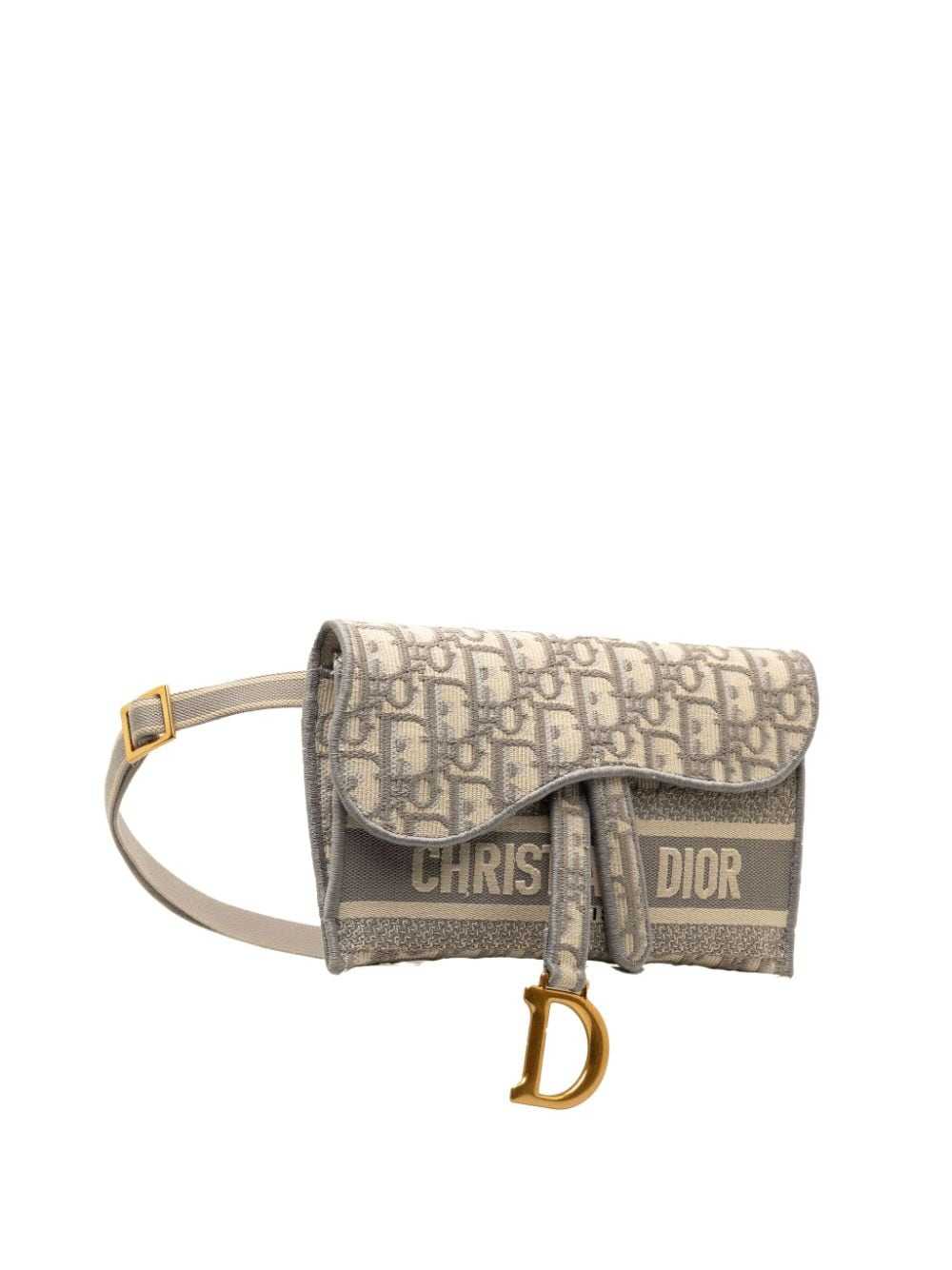 Christian Dior Pre-Owned 2020 Oblique Saddle Slim… - image 3