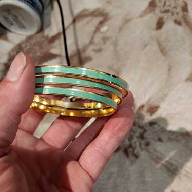 vintage turquoise bracelets 3 pc - image 1