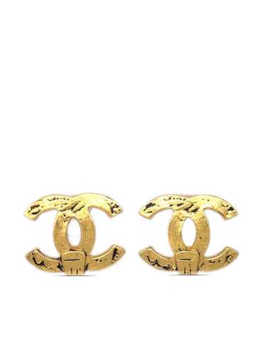 CHANEL Pre-Owned 2003 CC stud earrings - Gold - image 1