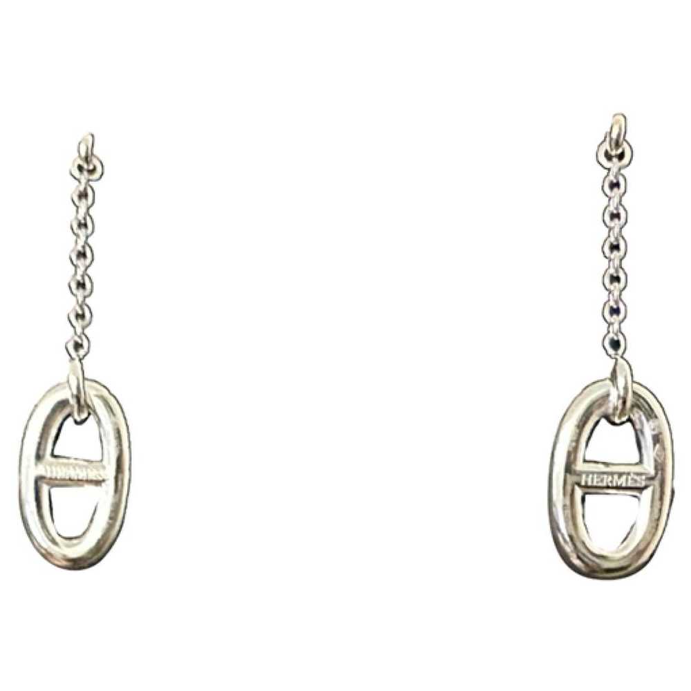 Hermès Farandole silver earrings - image 1