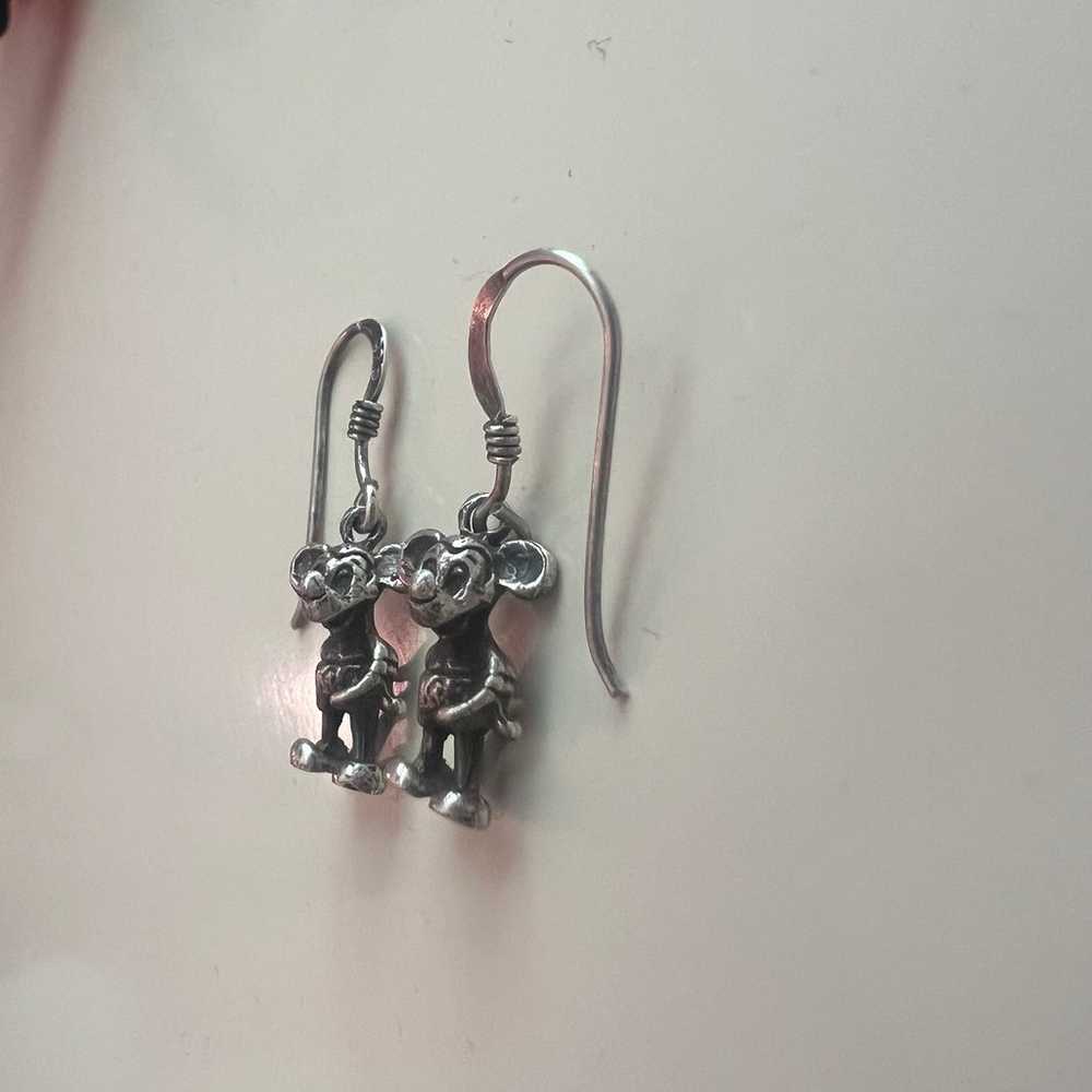 EXTREMELY Rare and Vintage Mickey Mouse Earrings - image 2