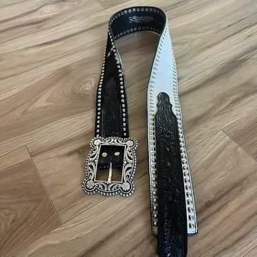 Nocona leather women belt