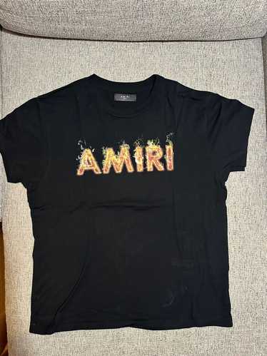 Amiri Amiri flame t-shirt