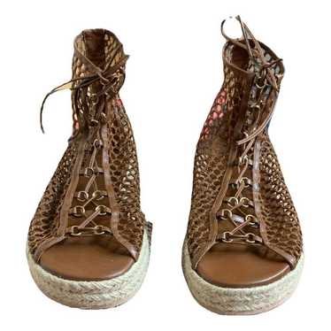 Gianvito Rossi Leather espadrilles - image 1