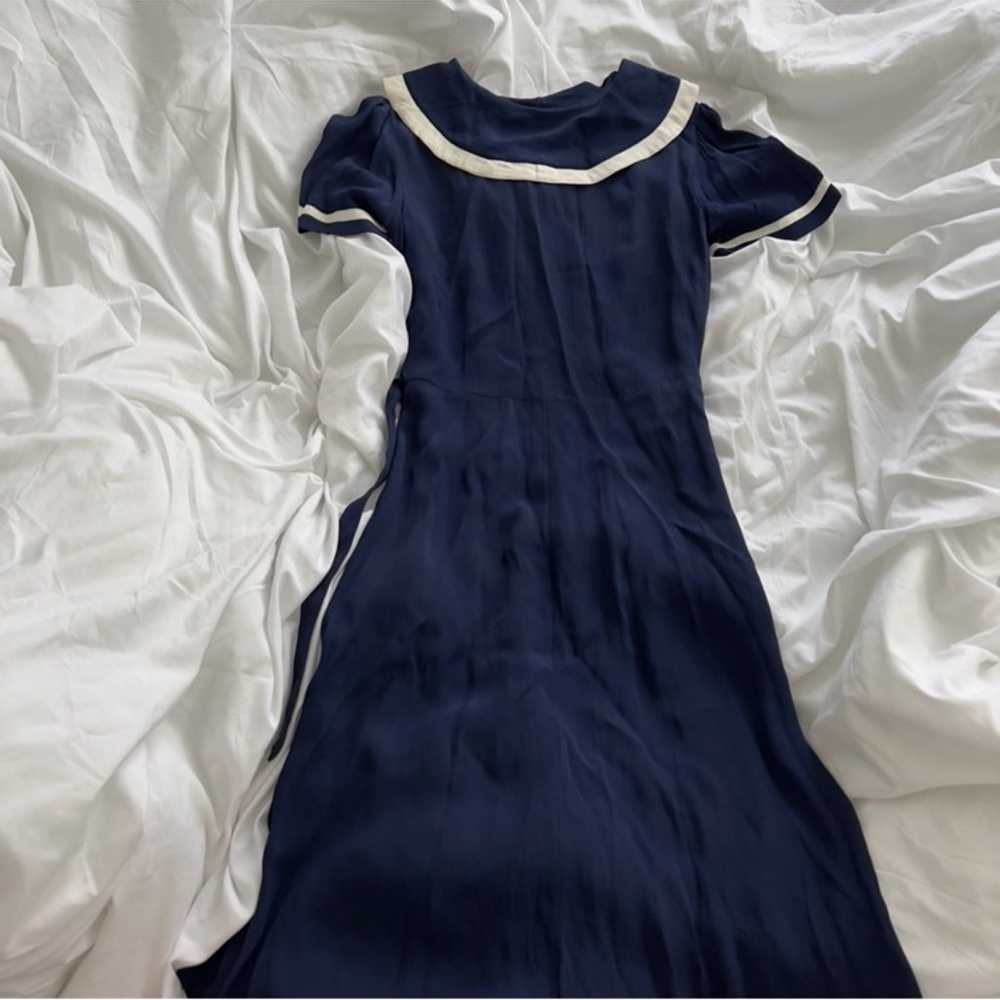 Seamstress of Bloomsbury Patti Sailor Dress-Navy - image 8