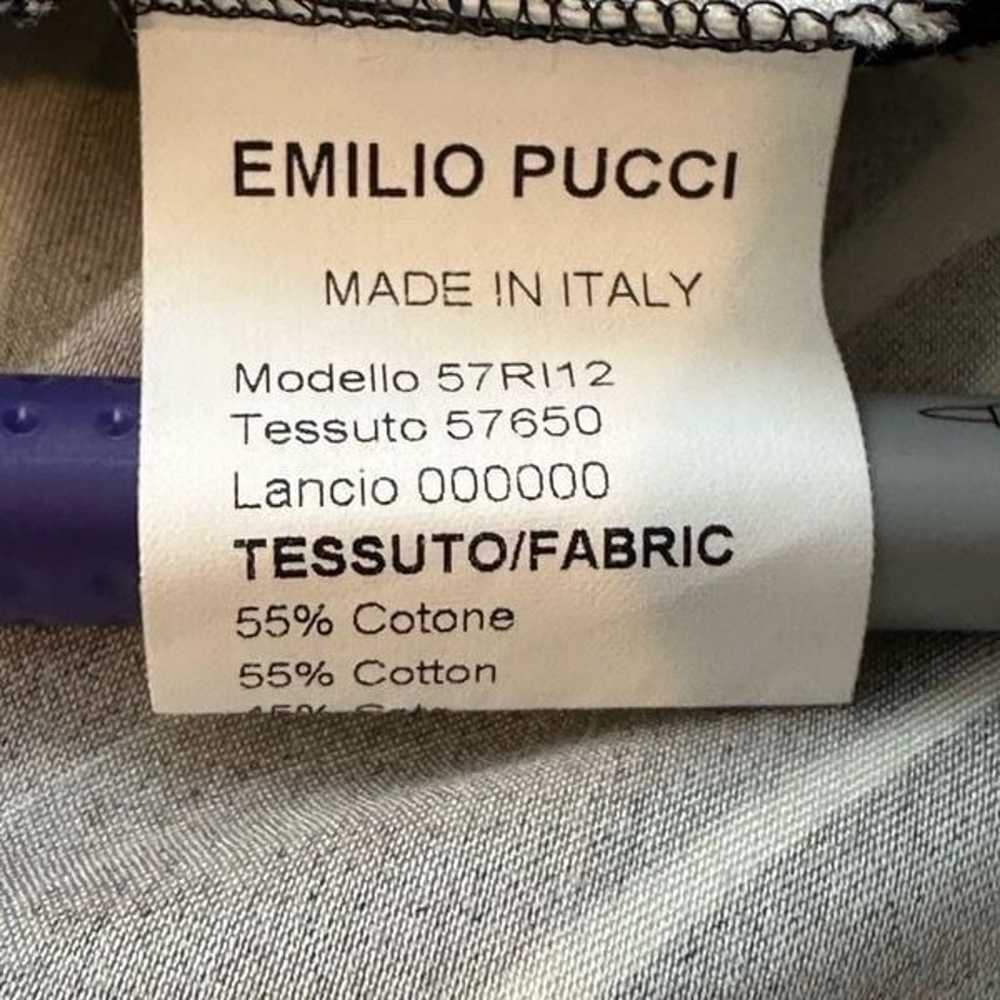Emilio Pucci Black and White Bubble Skirt Straple… - image 10