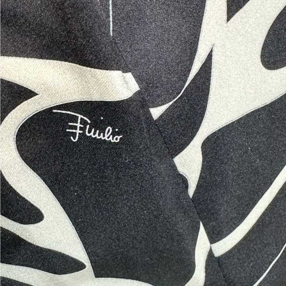 Emilio Pucci Black and White Bubble Skirt Straple… - image 5