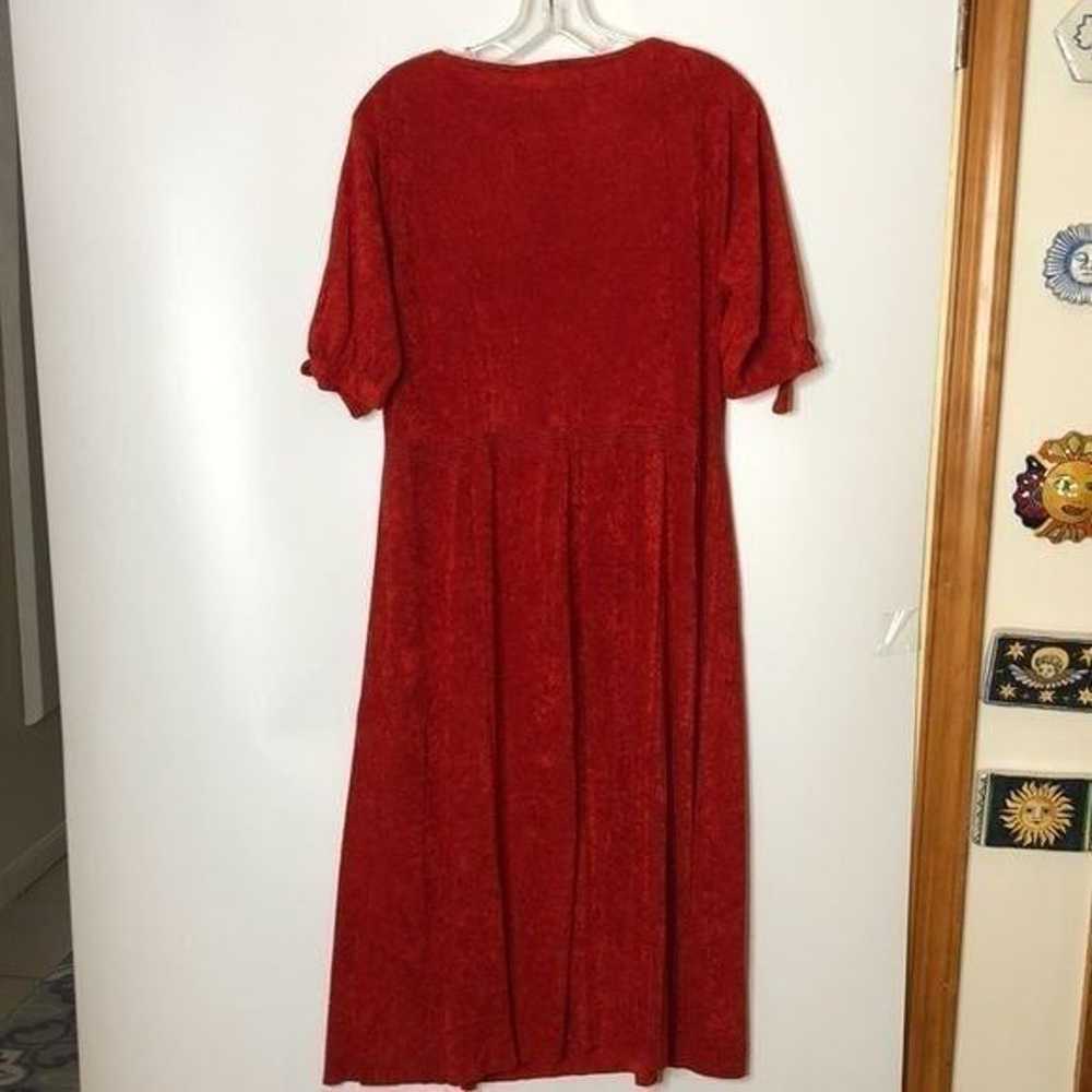Vintage Melissa Lane Women's Dress Short Sleeve w… - image 6