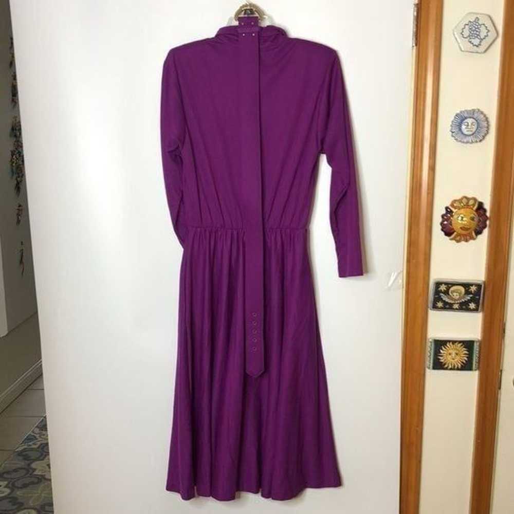 Vintage Impromptu Women's Dress Purple Long Sleev… - image 9