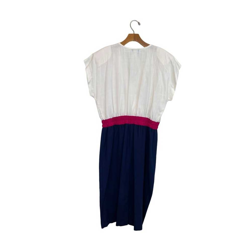 Vintage Periwinkle Two Tone Dress, Size 16 - image 4