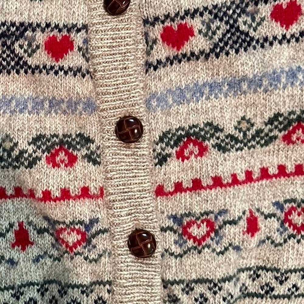 Vintage Eddie Bauer Button Up Sweater Vest - image 4