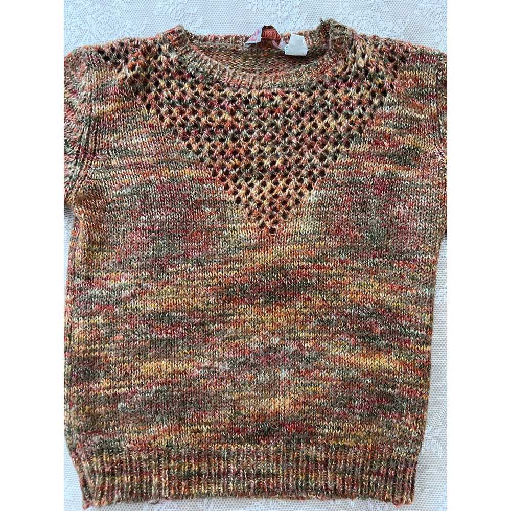 Vintage Pronto Multicolor Crewneck Sweater - Small - image 6