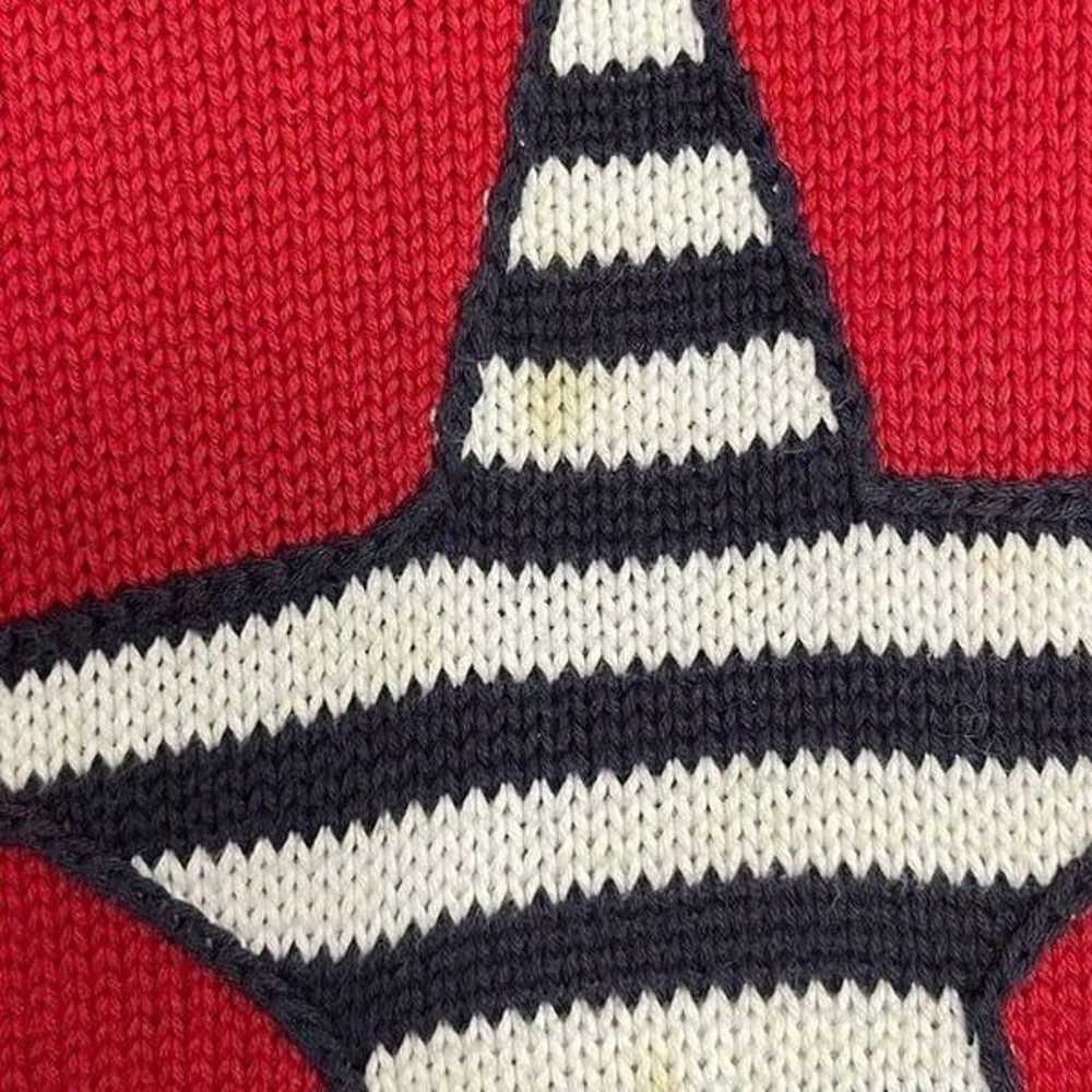 Quaker Factory Tunic Sweater Women's Medium Red P… - image 10