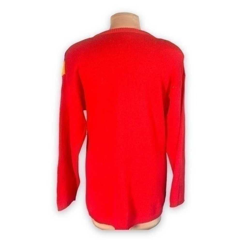 Vintage Eminent Sweater Bright Multicolored Sequi… - image 6
