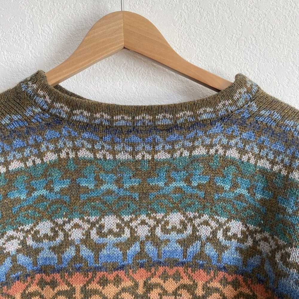 Rachel Grimmer Sweater Vtg Hand Made 100% Wool Pu… - image 6
