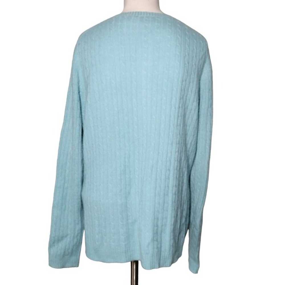 Madison Studio All Cashmere Cable Knit Cardigan S… - image 4