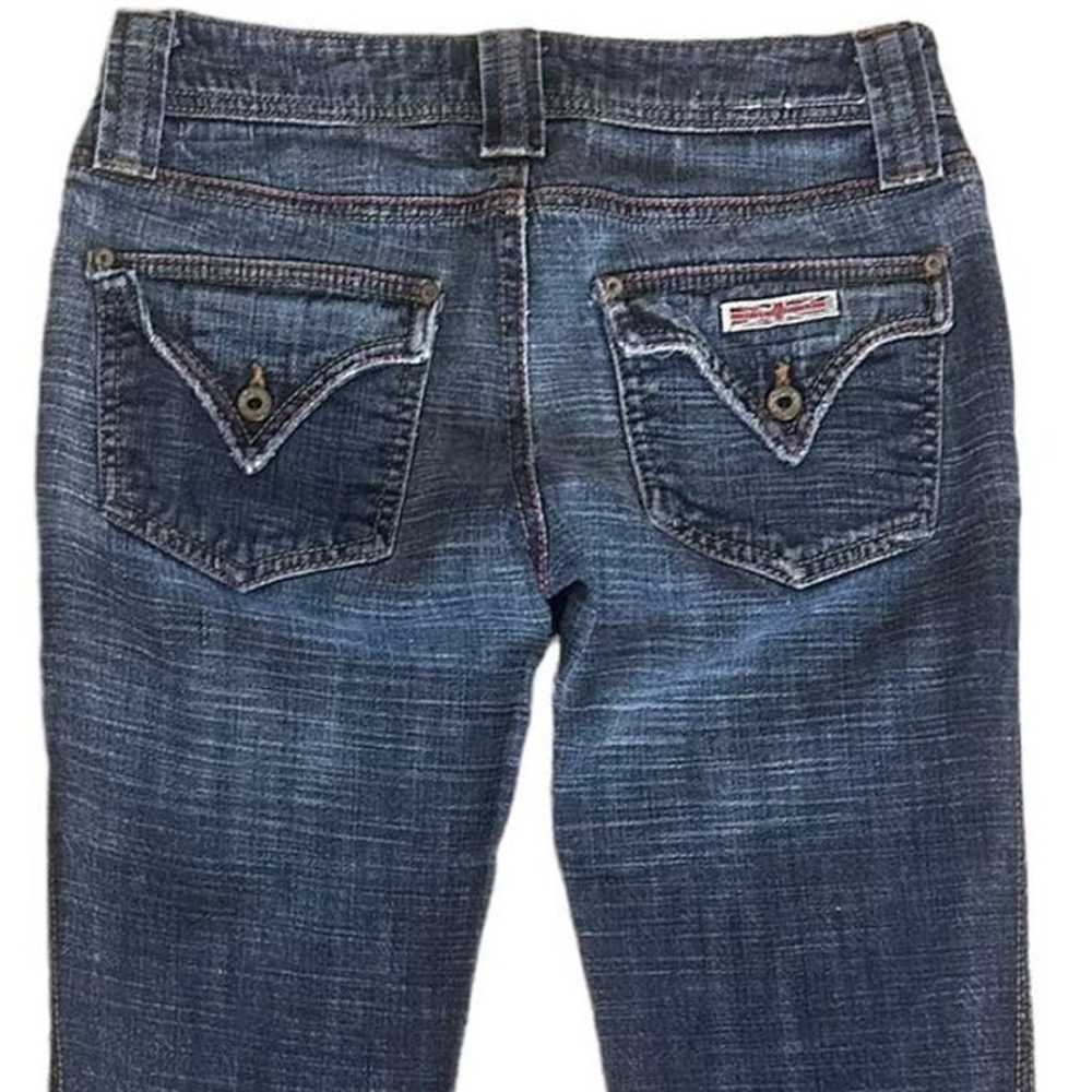 VTG Hudson Womens Mid Rise Jeans, Dark Wash Denim… - image 4