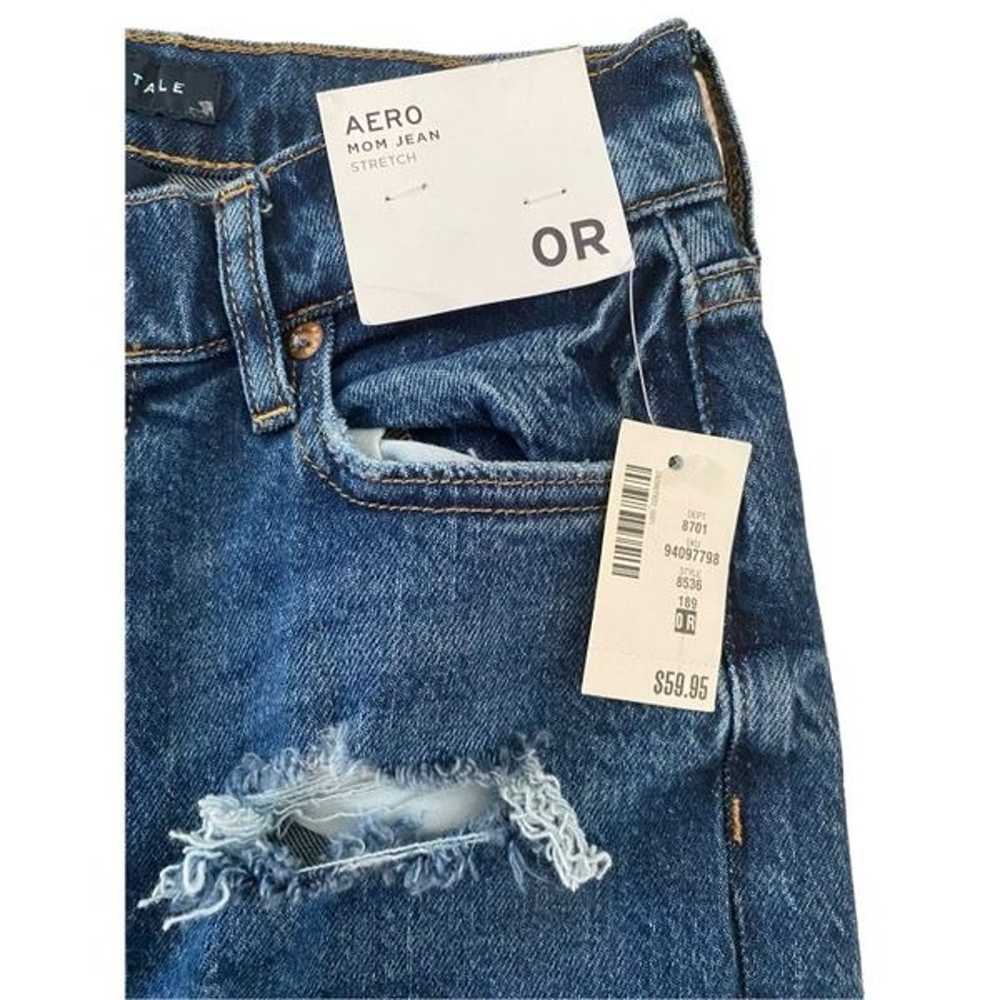 Nwt Aeropostale Mom Jeans Distressed High Waisted… - image 6