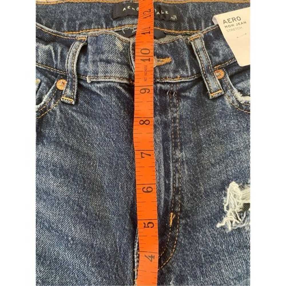 Nwt Aeropostale Mom Jeans Distressed High Waisted… - image 8