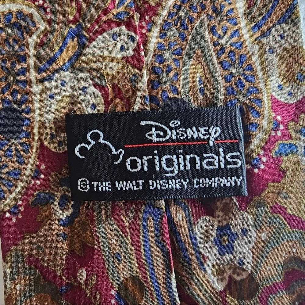 Disney Vintage Mickey Mouse Paisley Floral Print … - image 3