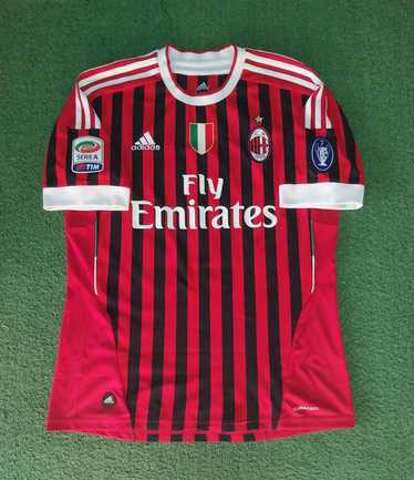 Adidas × Soccer Jersey Ac milan home 2011/2012 ibr