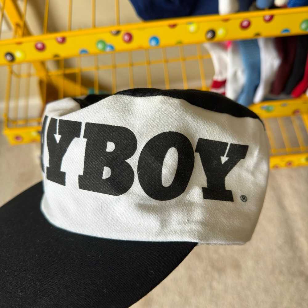 Vintage Playboy Painters Cap/ Pillbox Hat - image 3