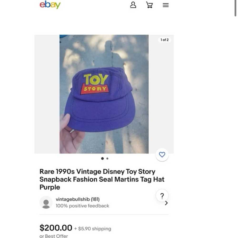 RARE Toy Story Movie Promo hat - image 11