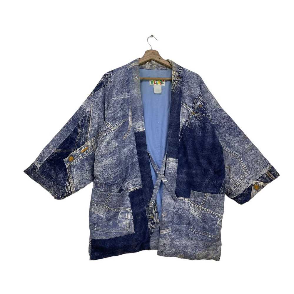 Band Tees × Kimono Japan Dragon × Rare Vintage Fu… - image 2