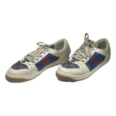 Gucci Screener leather low trainers - image 1