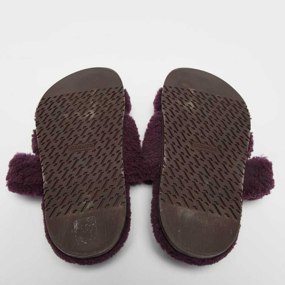 Hermès Cloth sandal - image 5