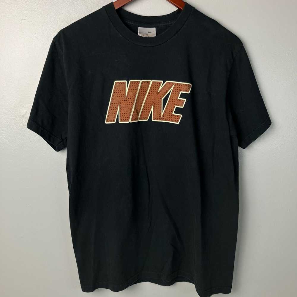 Vintage 1990s Nike Gray Tag Spell Out T-shirt - image 2