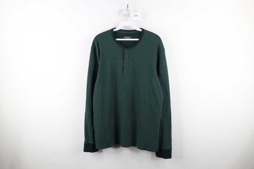 UNTUCKit × Vintage Untuckit Waffle Knit Long Slee… - image 1