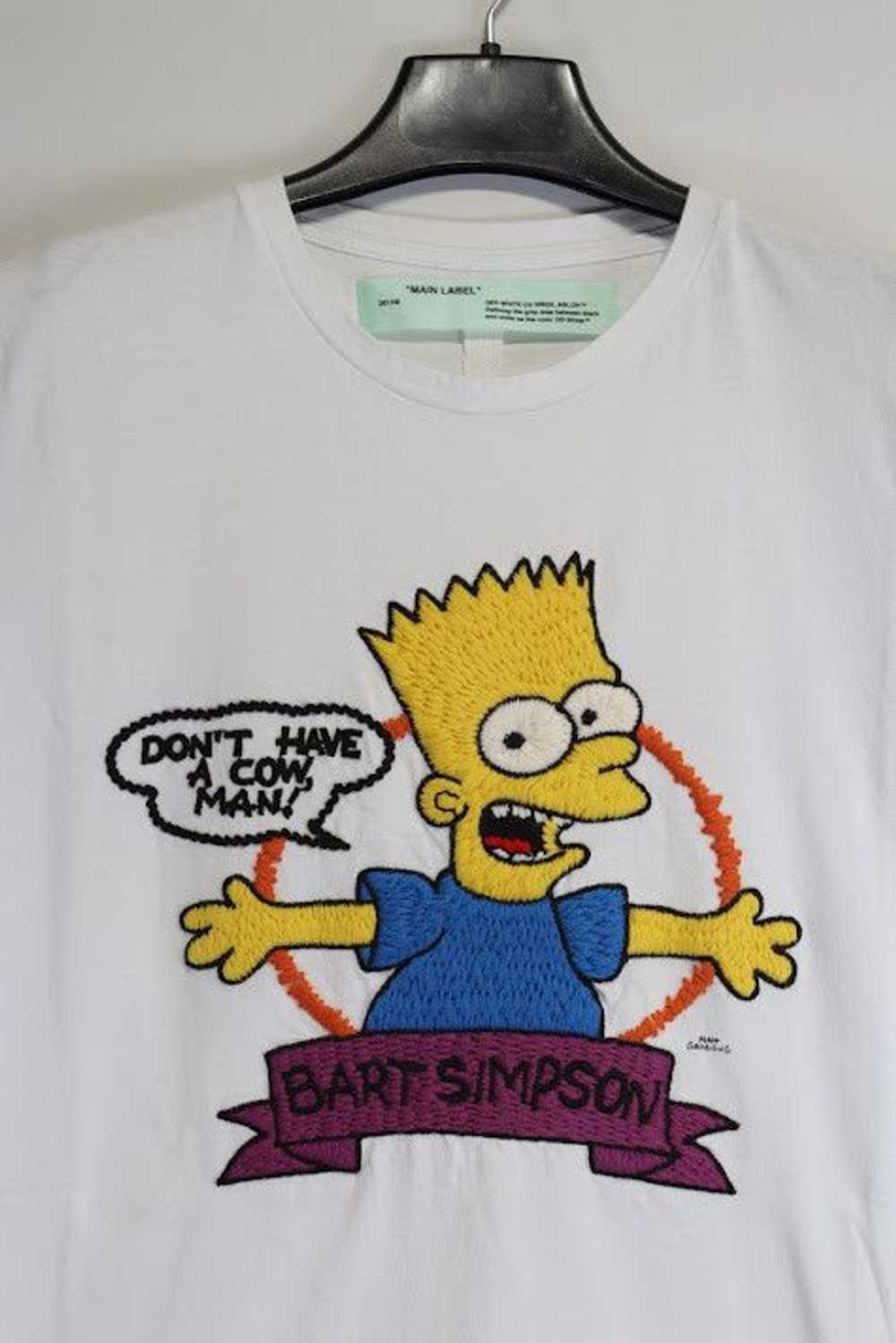 Off-White o1rshd1 Bart T-shirt in White - image 3
