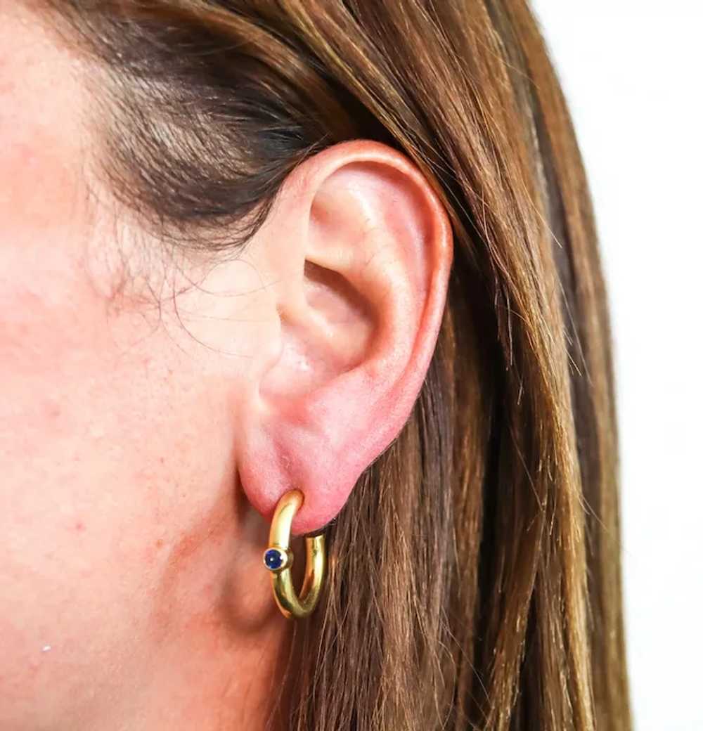Reinstein Ross Hoops Earrings In Brushed 18Kt Yel… - image 2