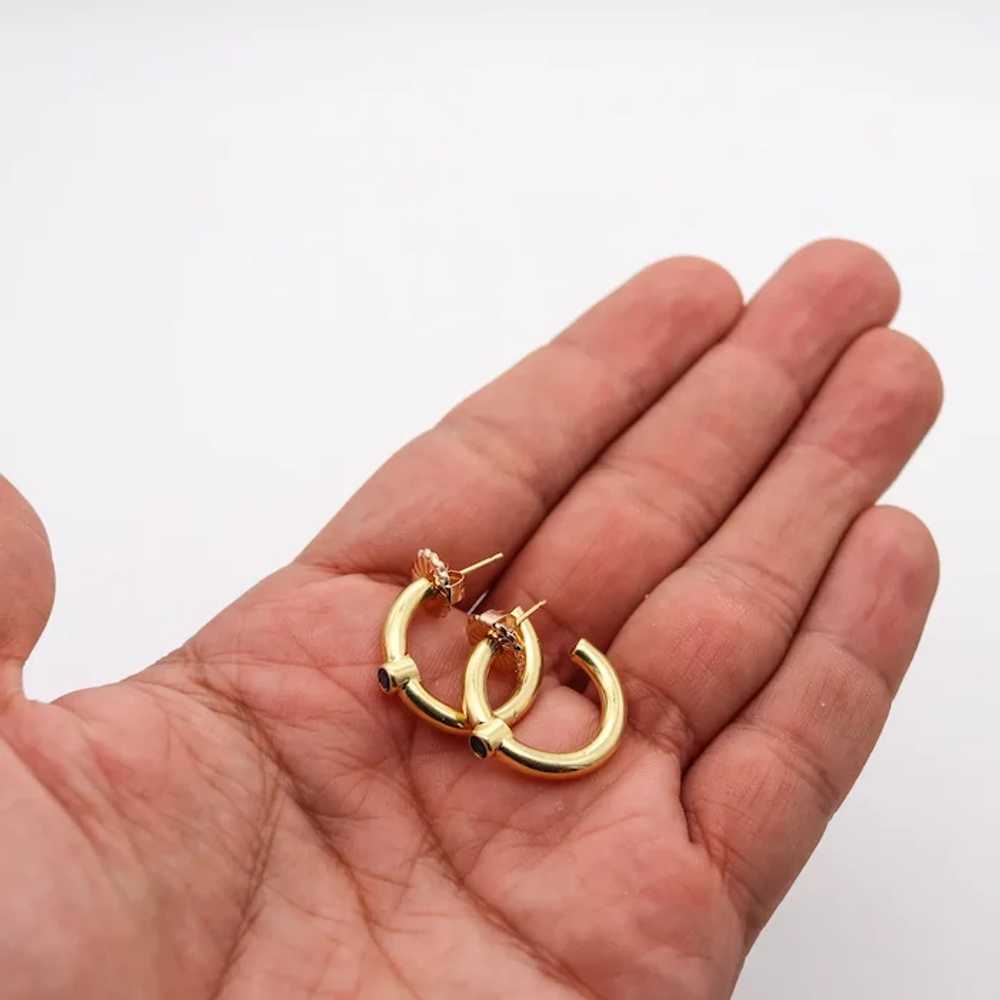 Reinstein Ross Hoops Earrings In Brushed 18Kt Yel… - image 6